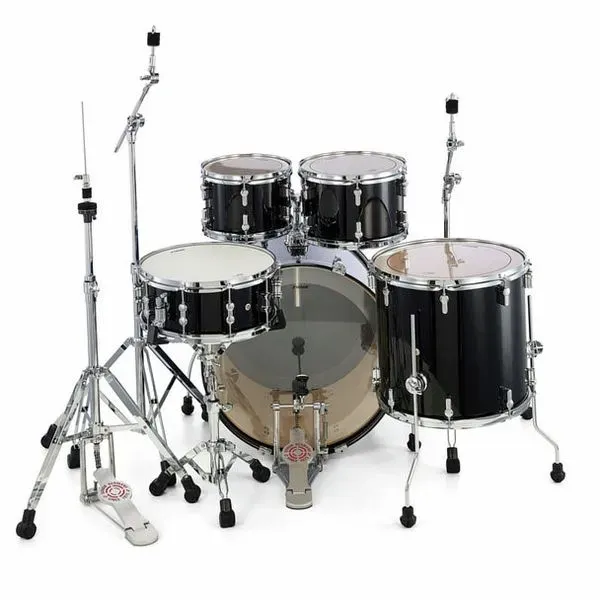 Sonor AQ1 Stage 5-piece Shell Pack with Hardware - Piano Black — view 2
