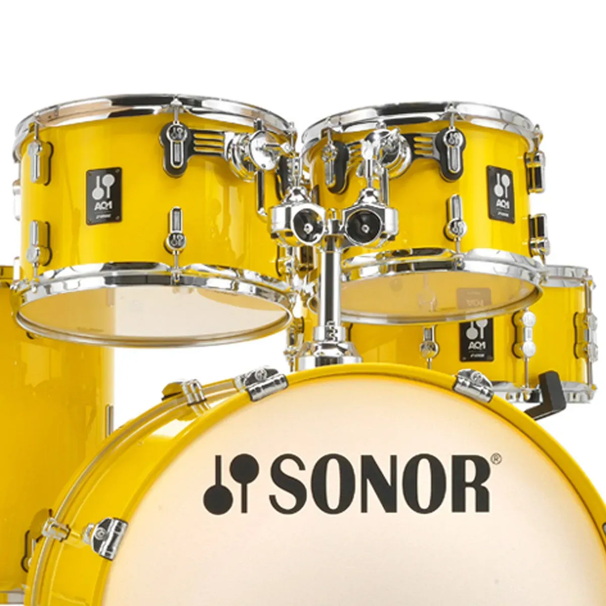 Sonor AQ1 Stage 5-piece Shell Pack - Yellow — view 4