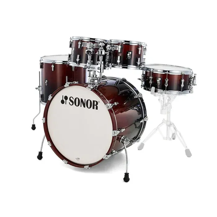 Sonor AQ2 Stage 5-piece Shell Pack with Snare - Brown Fade — view 1