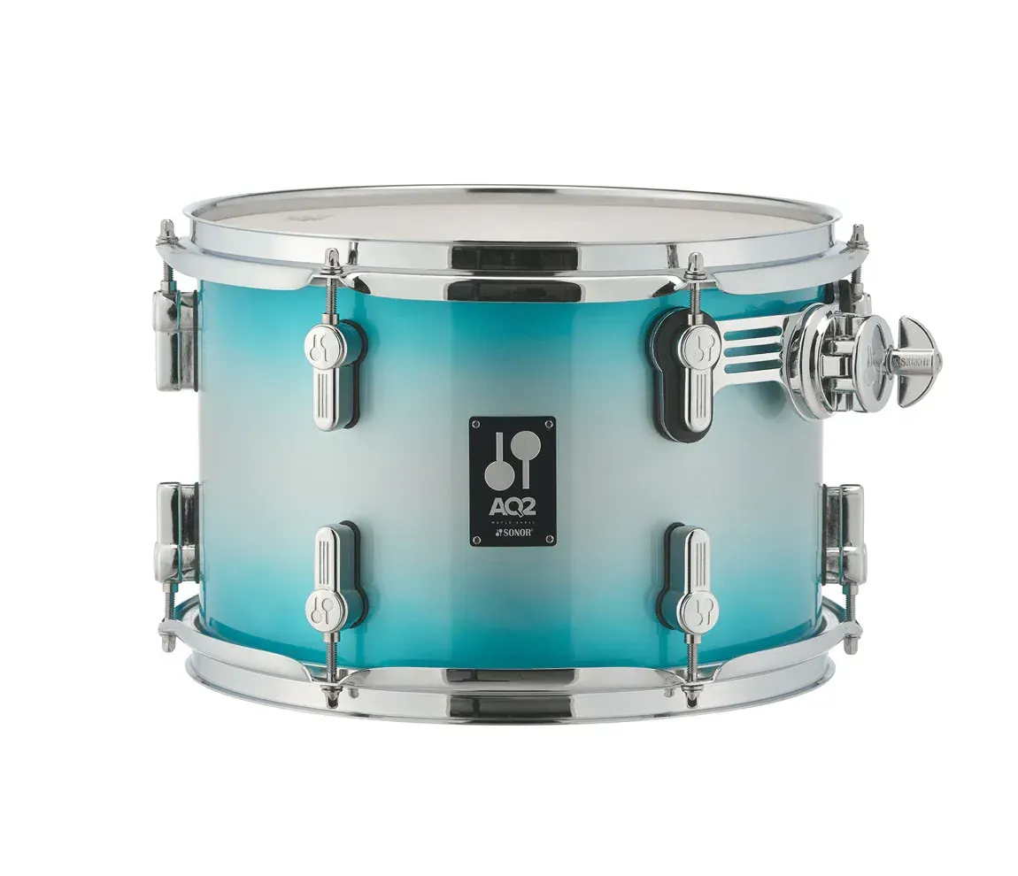 Sonor AQ2 Stage 5-piece Shell Pack with Snare - Aqua Silver Burst — view 3