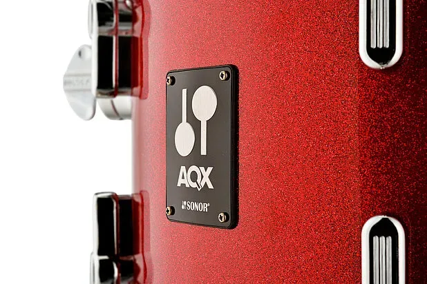 Sonor AQX Studio 5-piece Drum Set - Red Moon Sparkle — view 3
