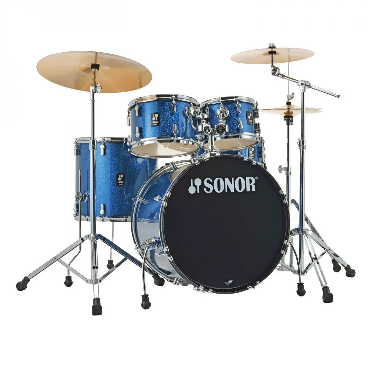 Sonor AQX Stage Drum Set - Blue Ocean Sparkle — view 1