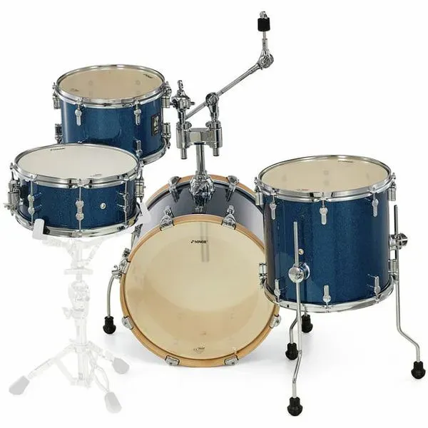 Sonor AQX Jazz 4-piece Shell Pack - Blue Ocean Sparkle — view 2