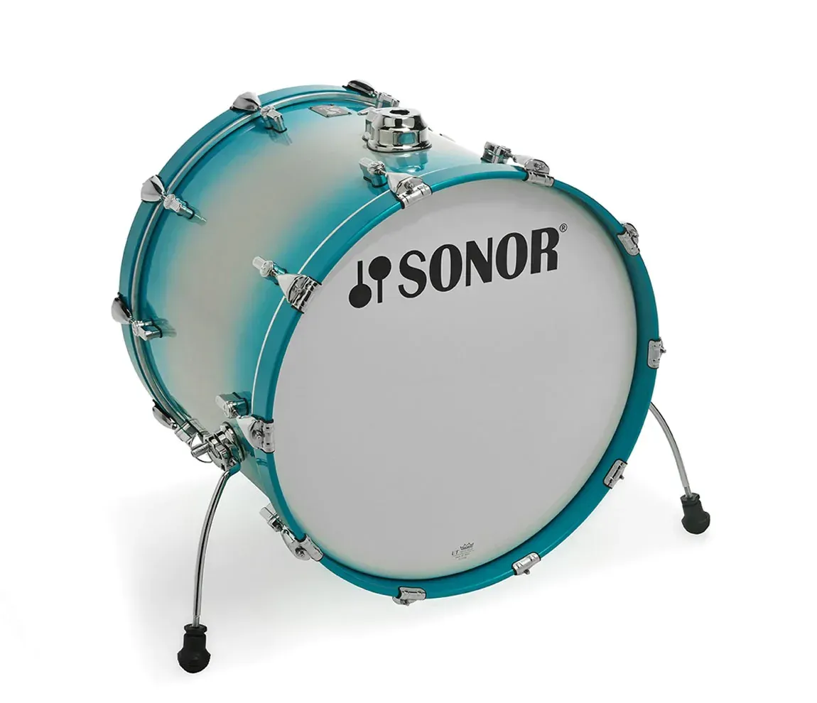 Sonor AQ2 14x13 inch Bass Drum Only (With Mount) - Aqua Silver Burst — view 1