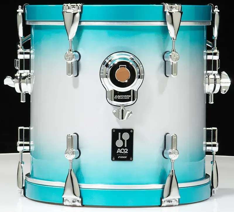 Sonor AQ2 14x13 inch Bass Drum Only (With Mount) - Aqua Silver Burst — view 3