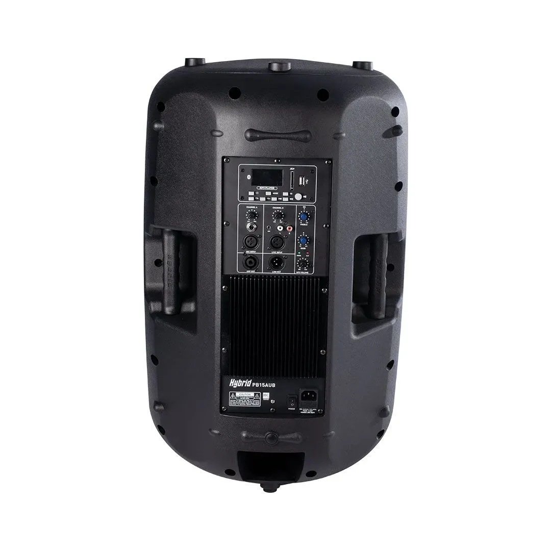 Hybrid PB15AUB MK2 15 inch 340W, USB and Bluetooth Powered Speaker — view 3