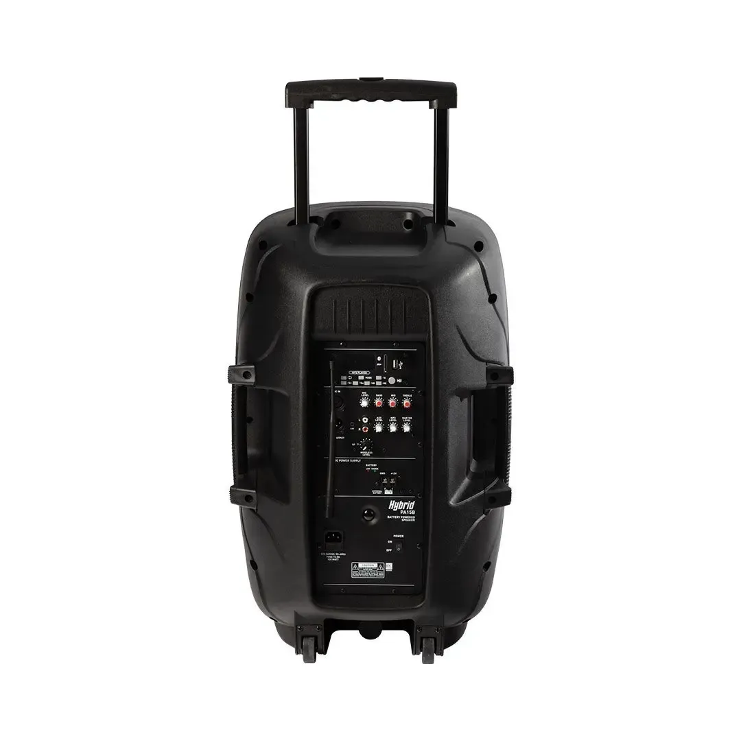 Hybrid PA15B Battery Powered 15 inch Bluetooth Speaker — view 3