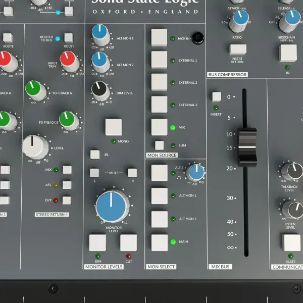 Solid State Logic Origin 32-channel Analog Studio Console — view 4