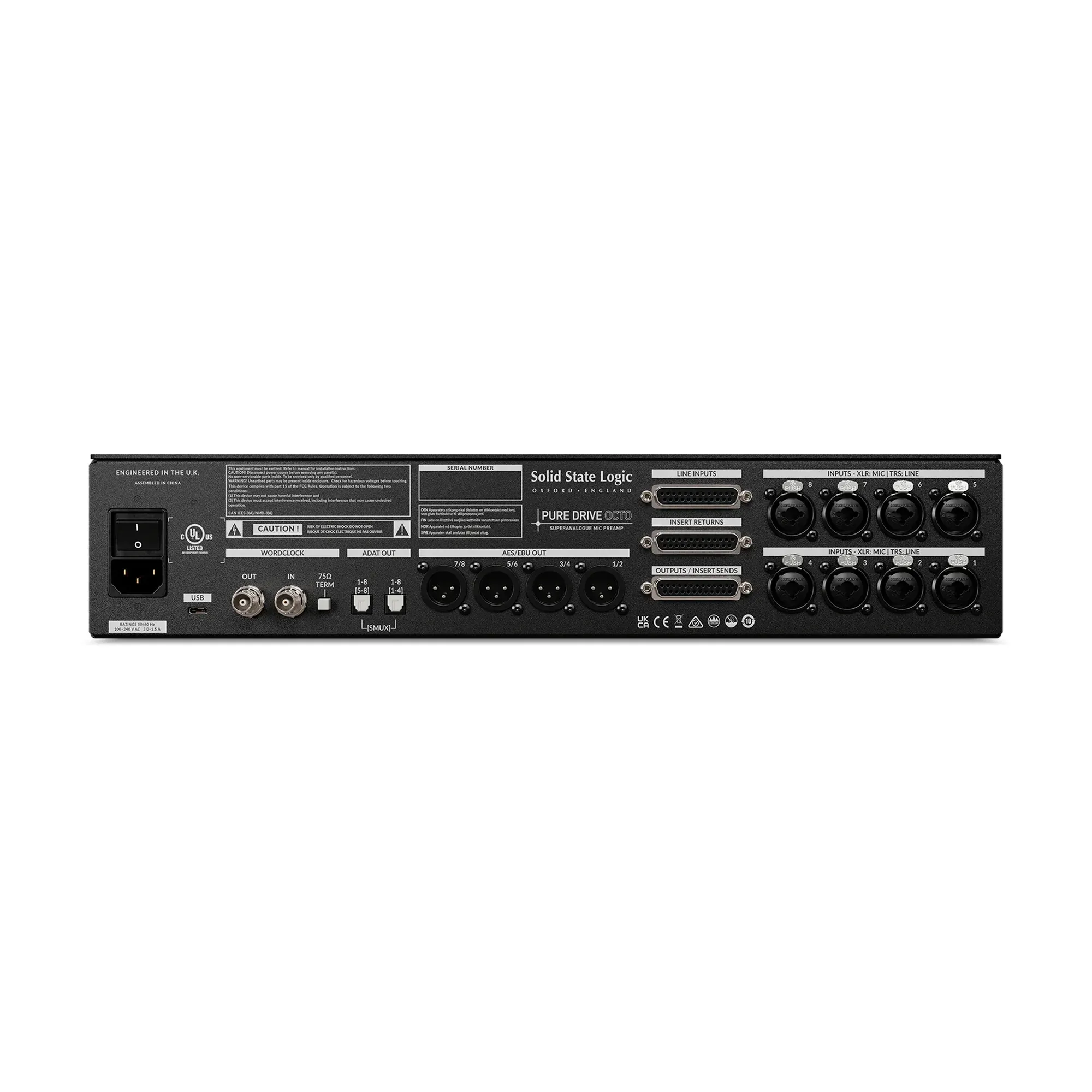 Solid State Logic PureDrive Octo 8-Channel Mic/Line/Instrument Preamplifier — view 3