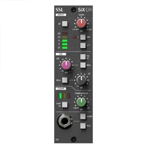 Solid State Logic SiX Channel 500 Series Channel Strip — view 1