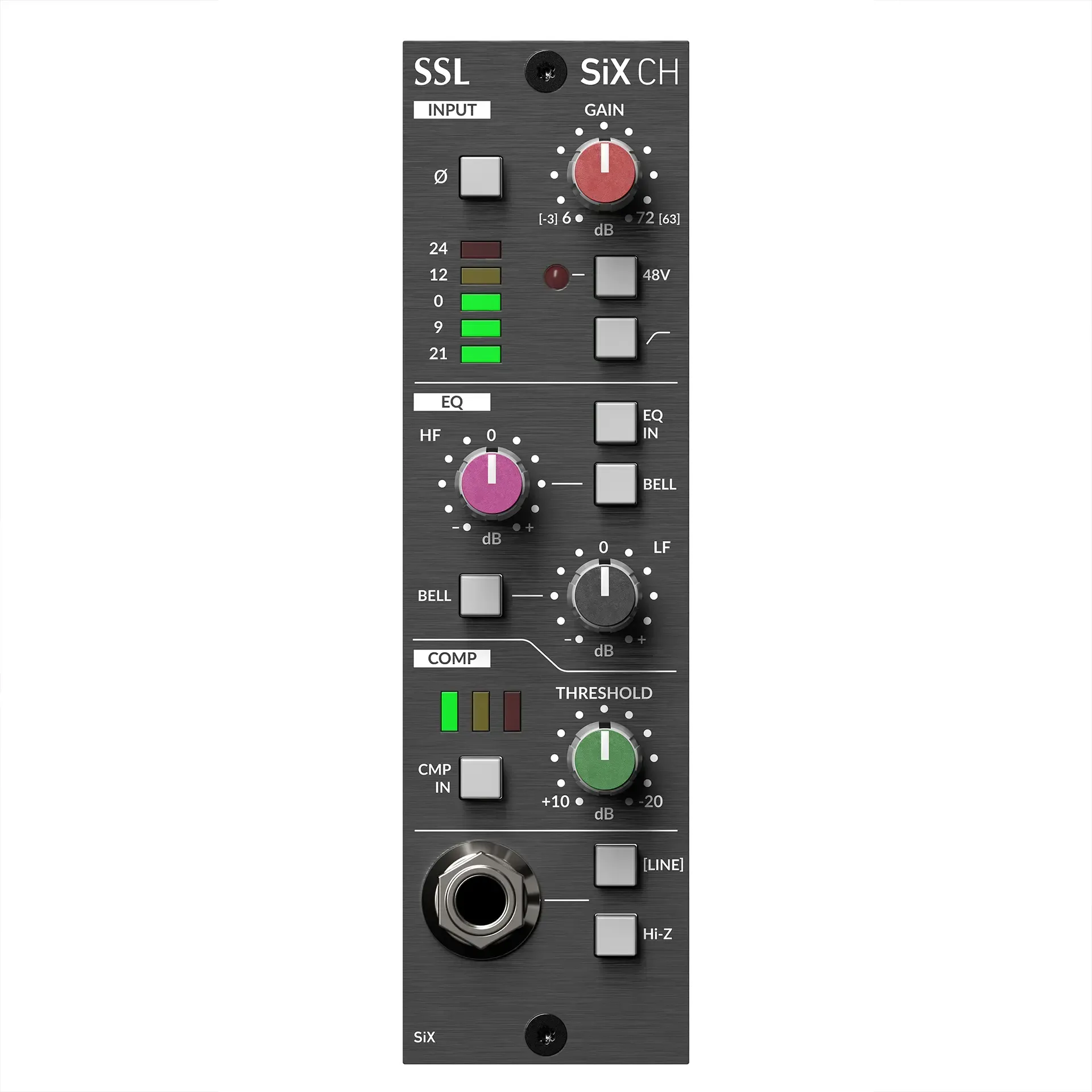 Solid State Logic SiX Channel 500 Series Channel Strip — view 1