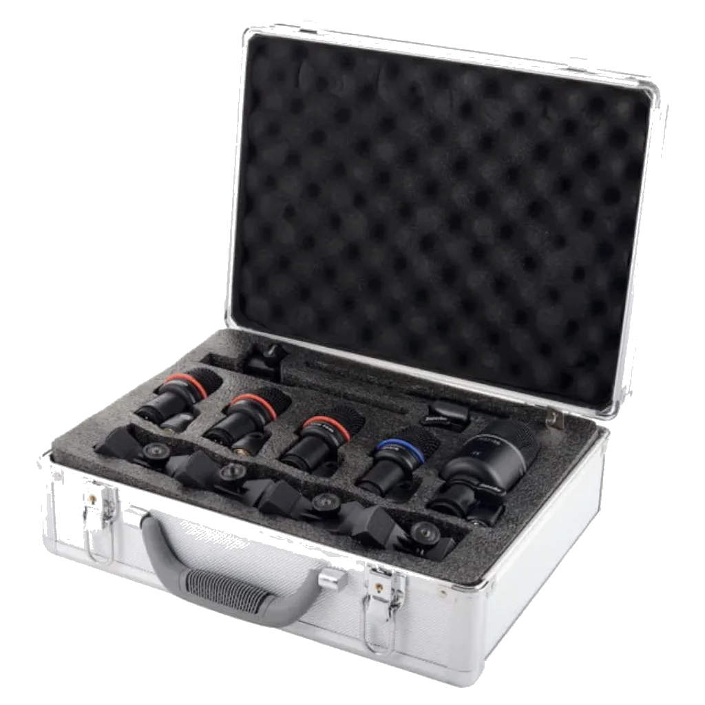 Superlux DRK K5C2 Complete 7-Piece Drum Microphone Kit with Case — view 3