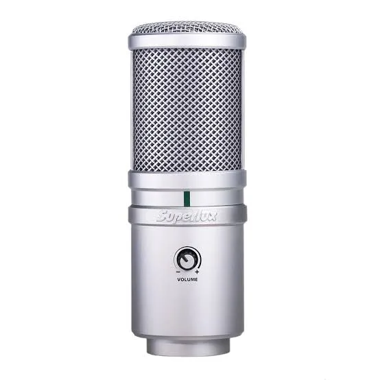 SUPERLUX MIC CONDENSER STUDIO SILVER USB