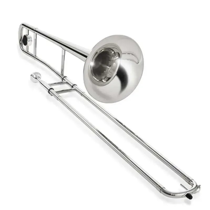 Santa Fe Bb Tenor Slide Trombone - Nickle — view 2