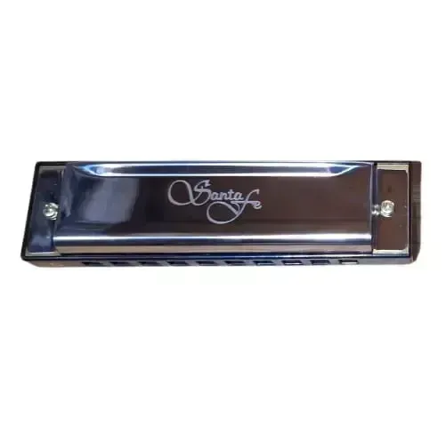 Santa Fe 10 Hole Harmonica Key G — view 1