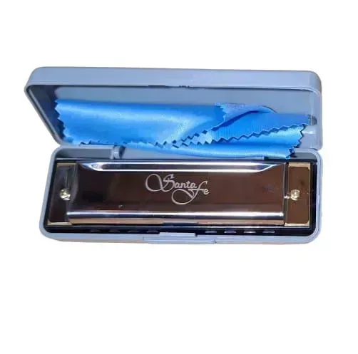 Santa Fe 10 Hole Harmonica Key G — view 2