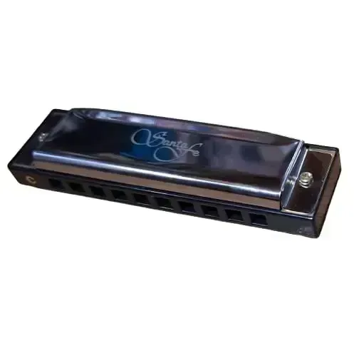 Santa Fe 10 Hole Harmonica Key G — view 4