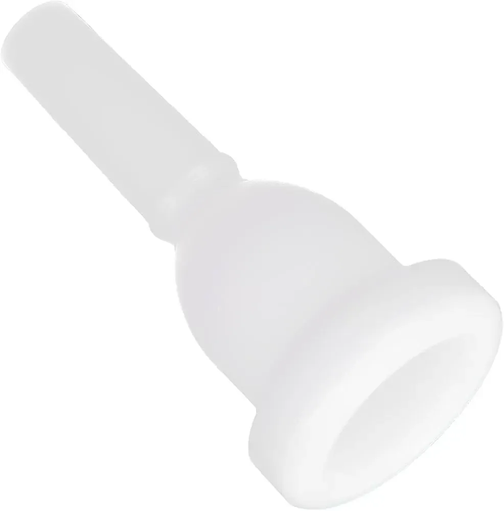 Santa Fe Plastic Trombone/Euphonium Mouthpiece – White — view 2