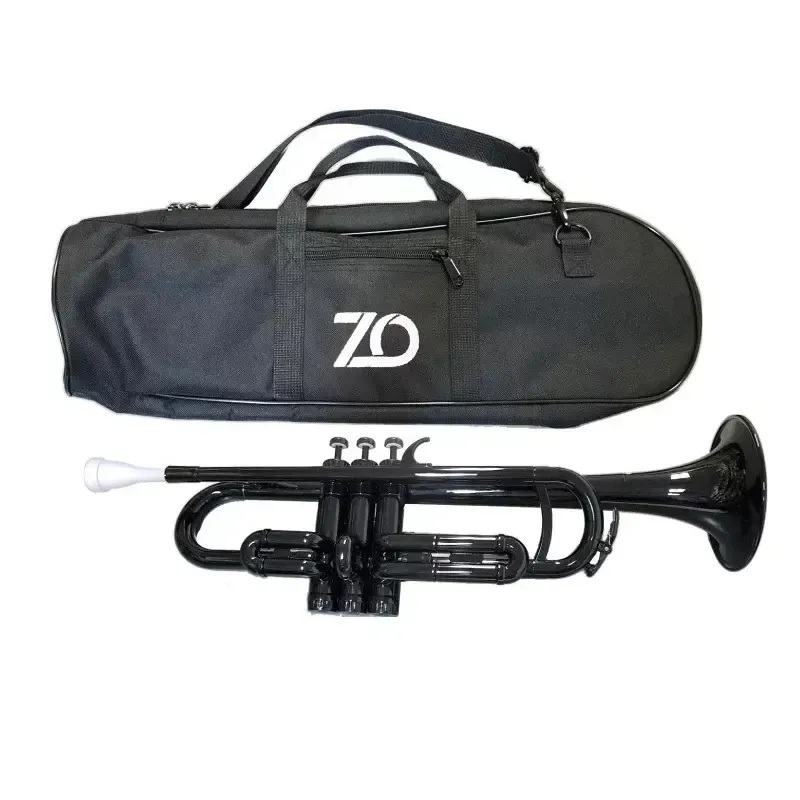 ZO Plastic Trumpet – Black — view 2