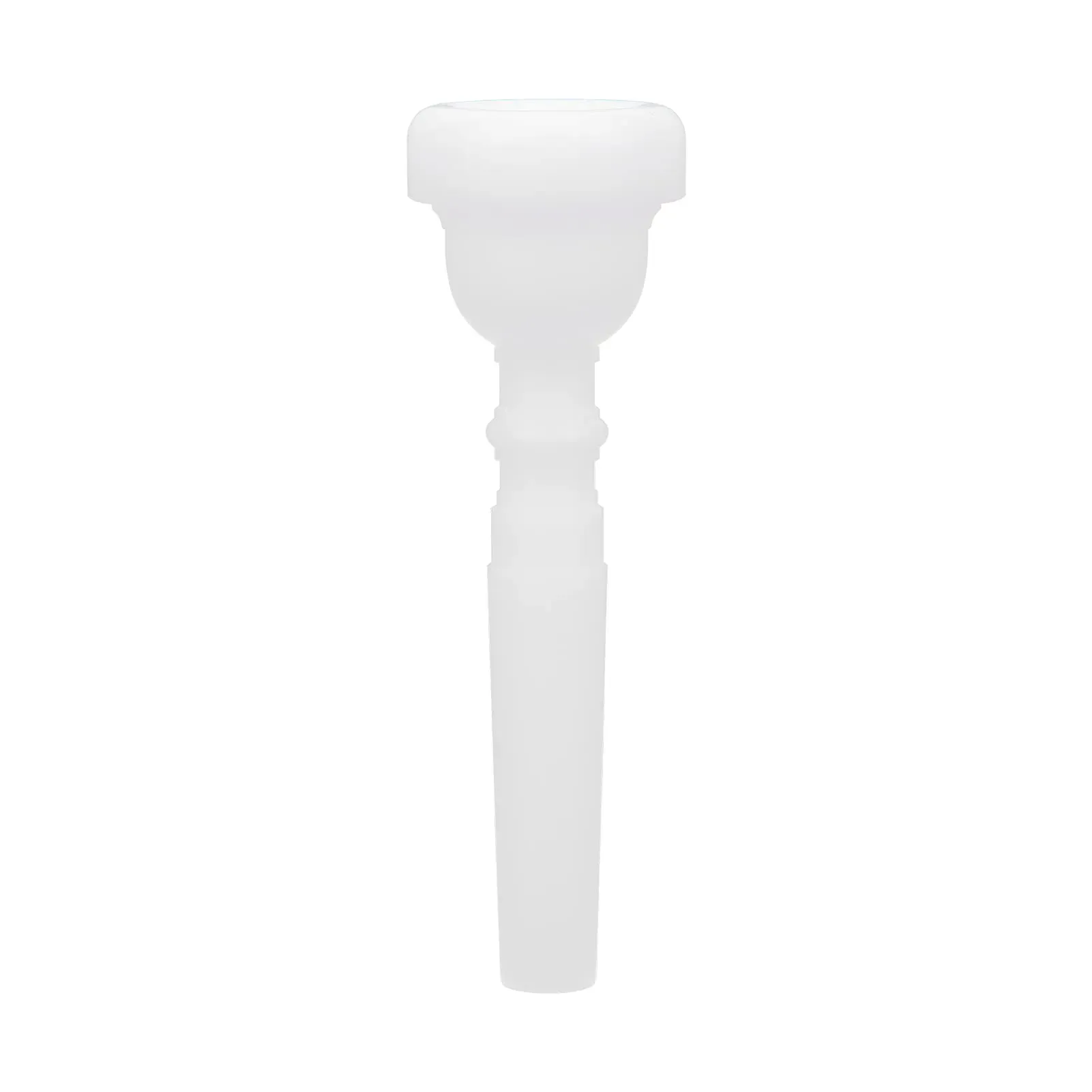 Santa Fe Plastic Trumpet Mouthpiece - White — view 1