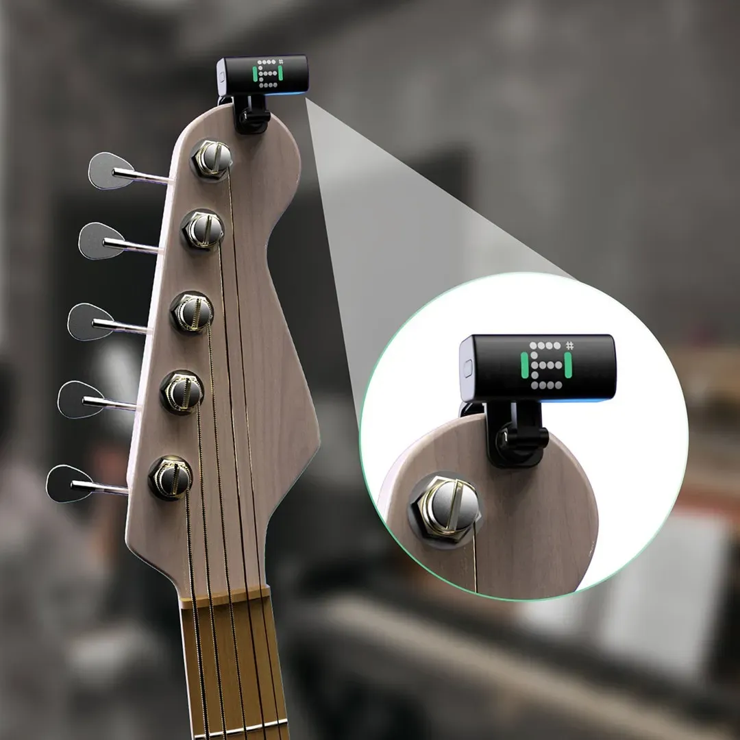 Swiff Audio A10-R – Mini Rechargeable Clip-On Tuner — view 4