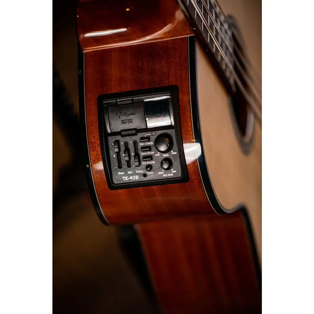 Takamine G Series GB30CE-NAT 4-String Acoustic Bass w/ EQ — view 5