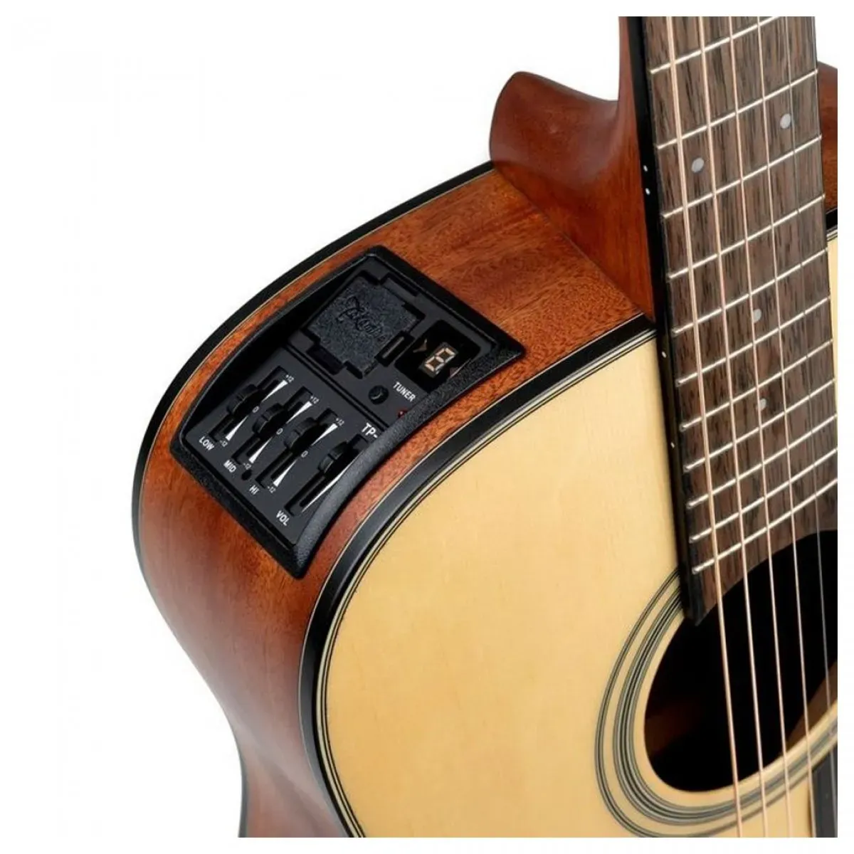 Takamine G-series GLD12E Dreadnought Acoustic Guitar - Natural — view 4
