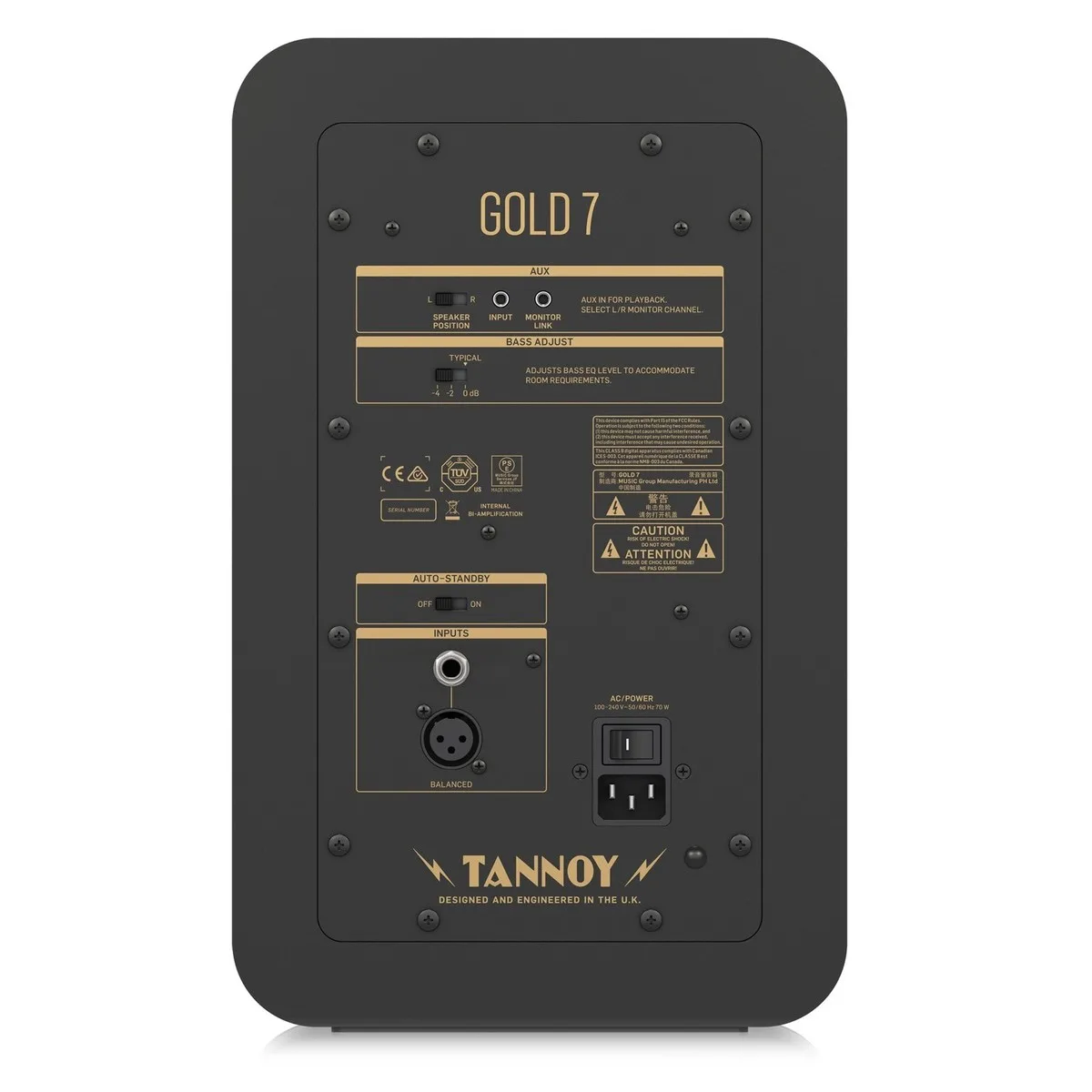 Tannoy GOLD 7 - 7 inch Active Monitor Speaker — view 3