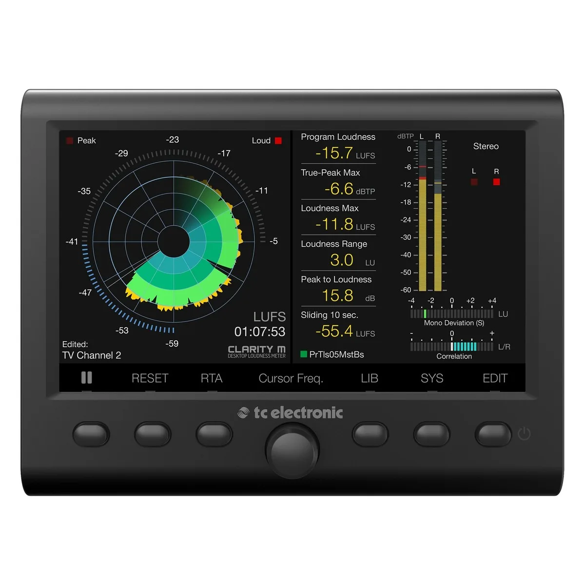 TC Electronic Clarity M Desktop Audio Meter