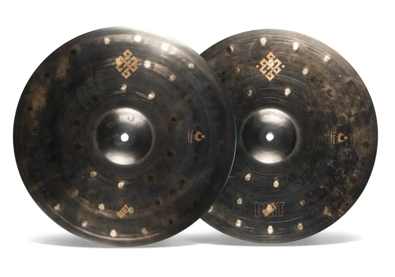 T-Cymbals 15 inch Dirt Hi-Hats — view 2