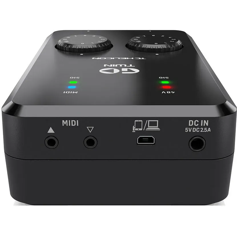 TC Helicon Go Twin 2-channel Audio/MIDI Interface — view 3