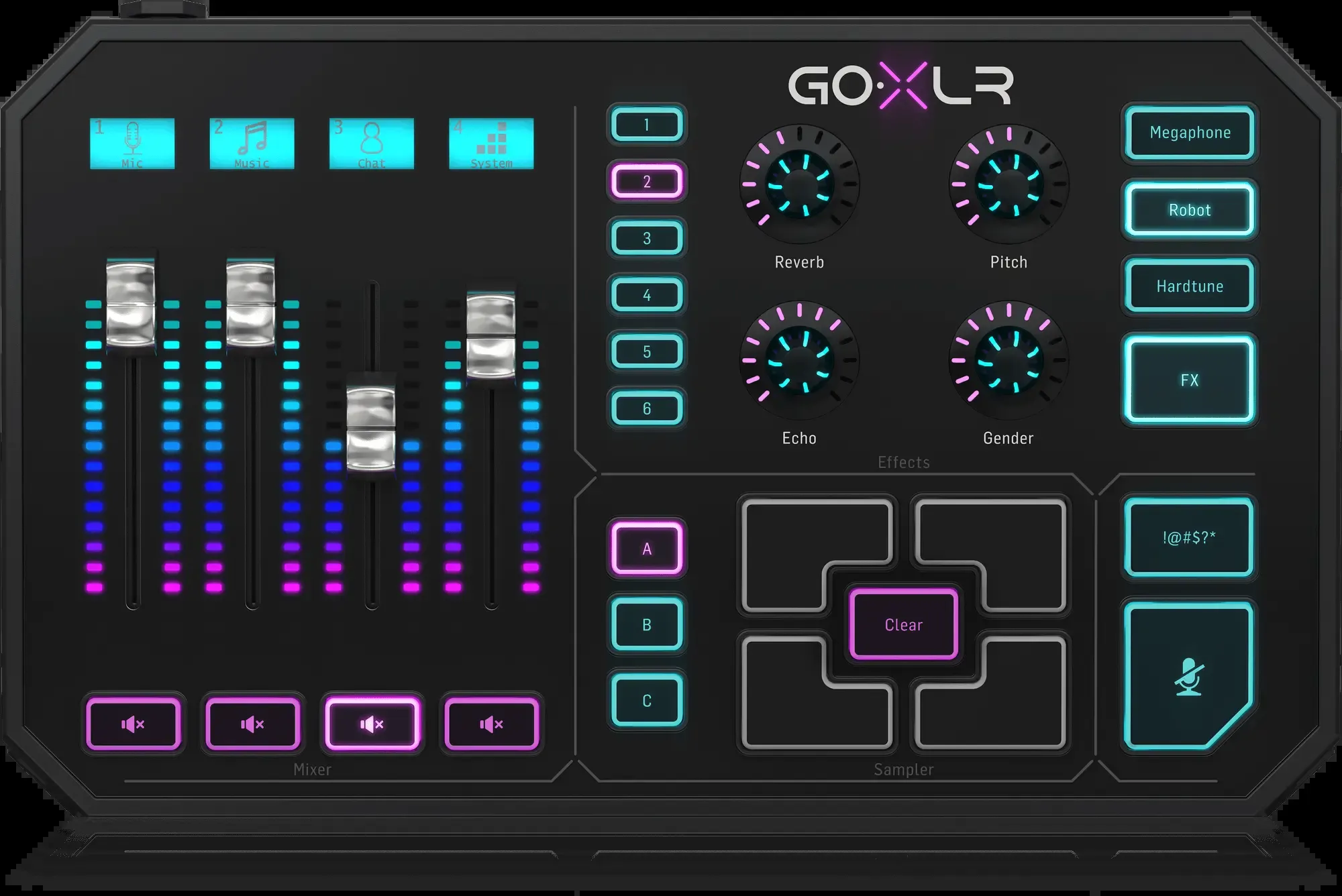 TC Helicon GoXLR 4-Channel USB Broadcast Mixer — view 2