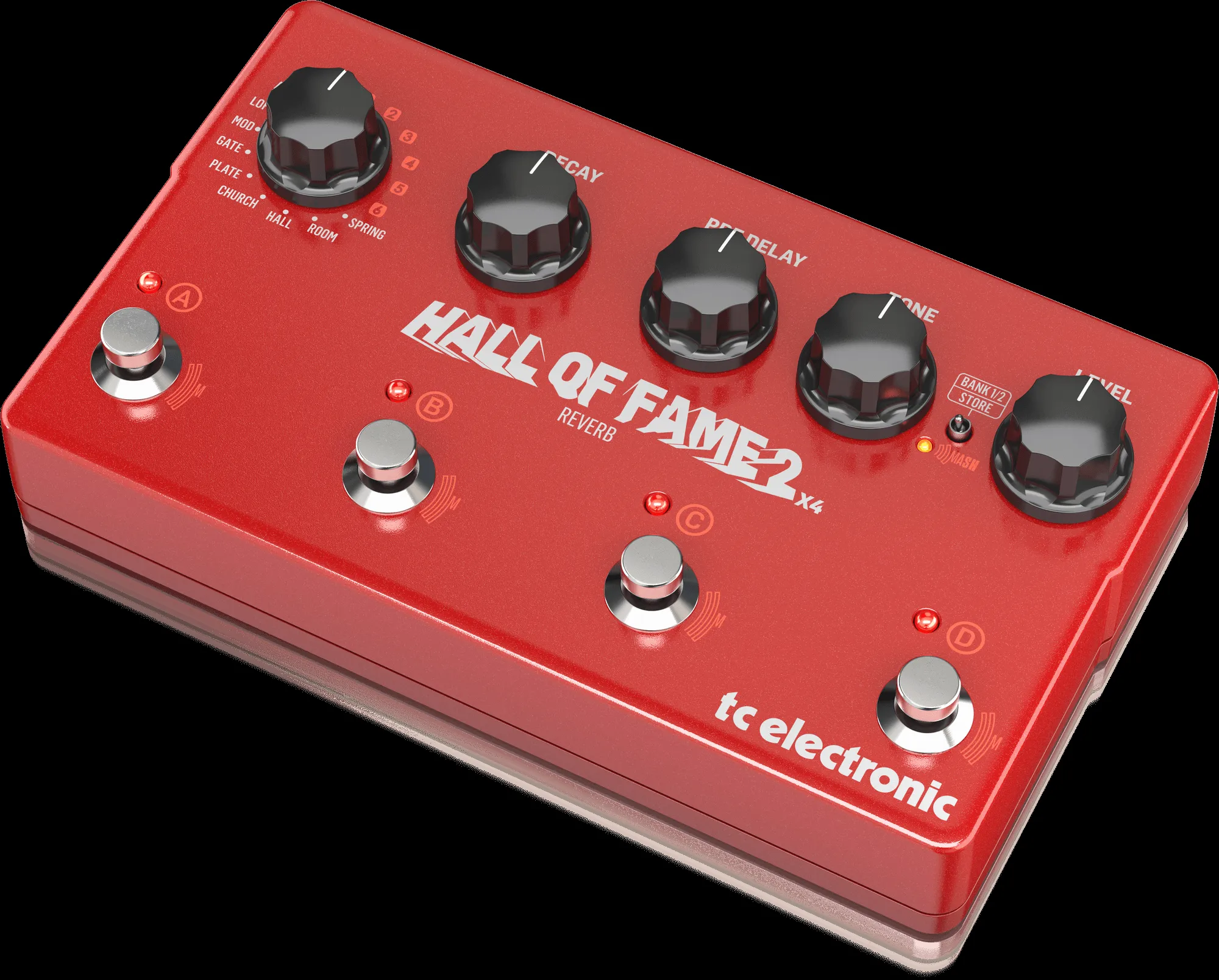 TC Electronic Hall of Fame 2 X4 Reverb Pedal — view 3