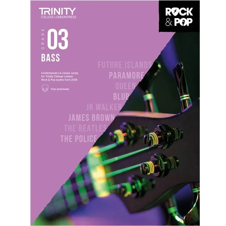 Trinity Rock and Pop Bass Grade 3