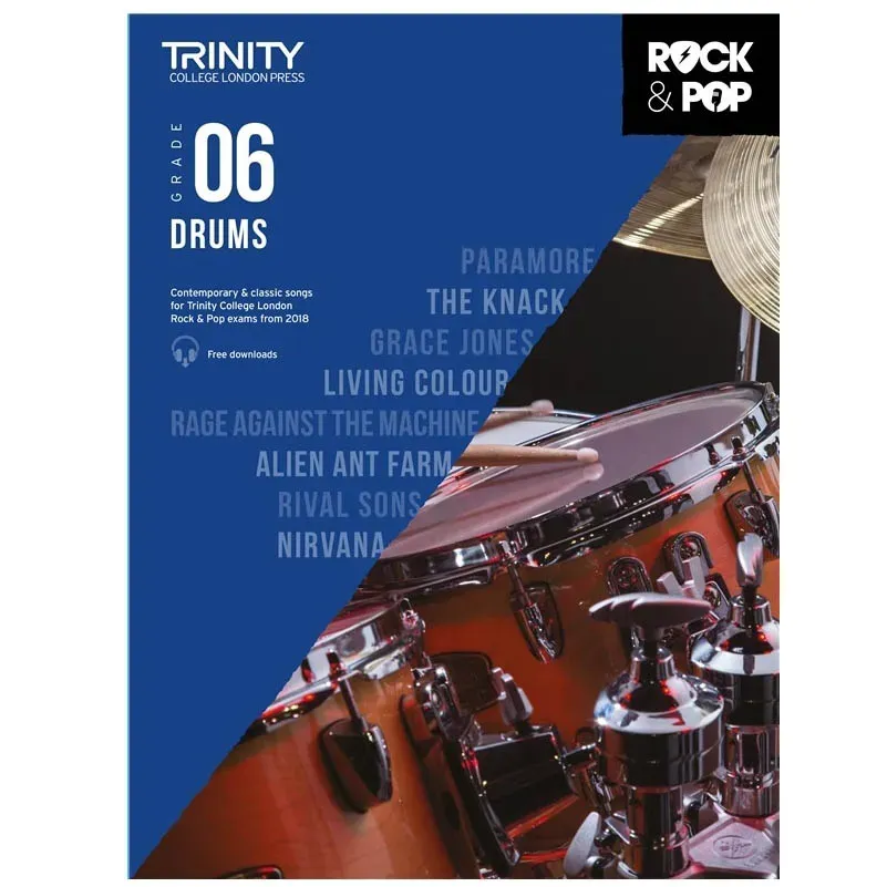 Trinity Rock & Pop Drums Grade 6