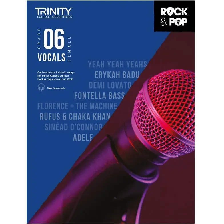 Trinity Rock & Pop Vocals Grade 6 (Female Voice) — view 1