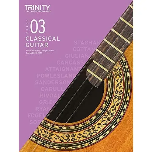 Trinity Classical Guitar Exam Pieces From 2020 - Grade 3 — view 1