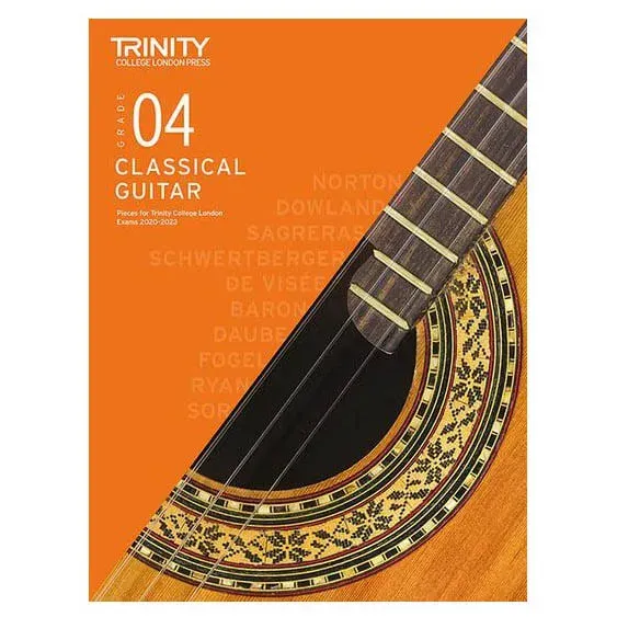 TRINITY CLASSICAL GUITAR GRADE 4 2020-23