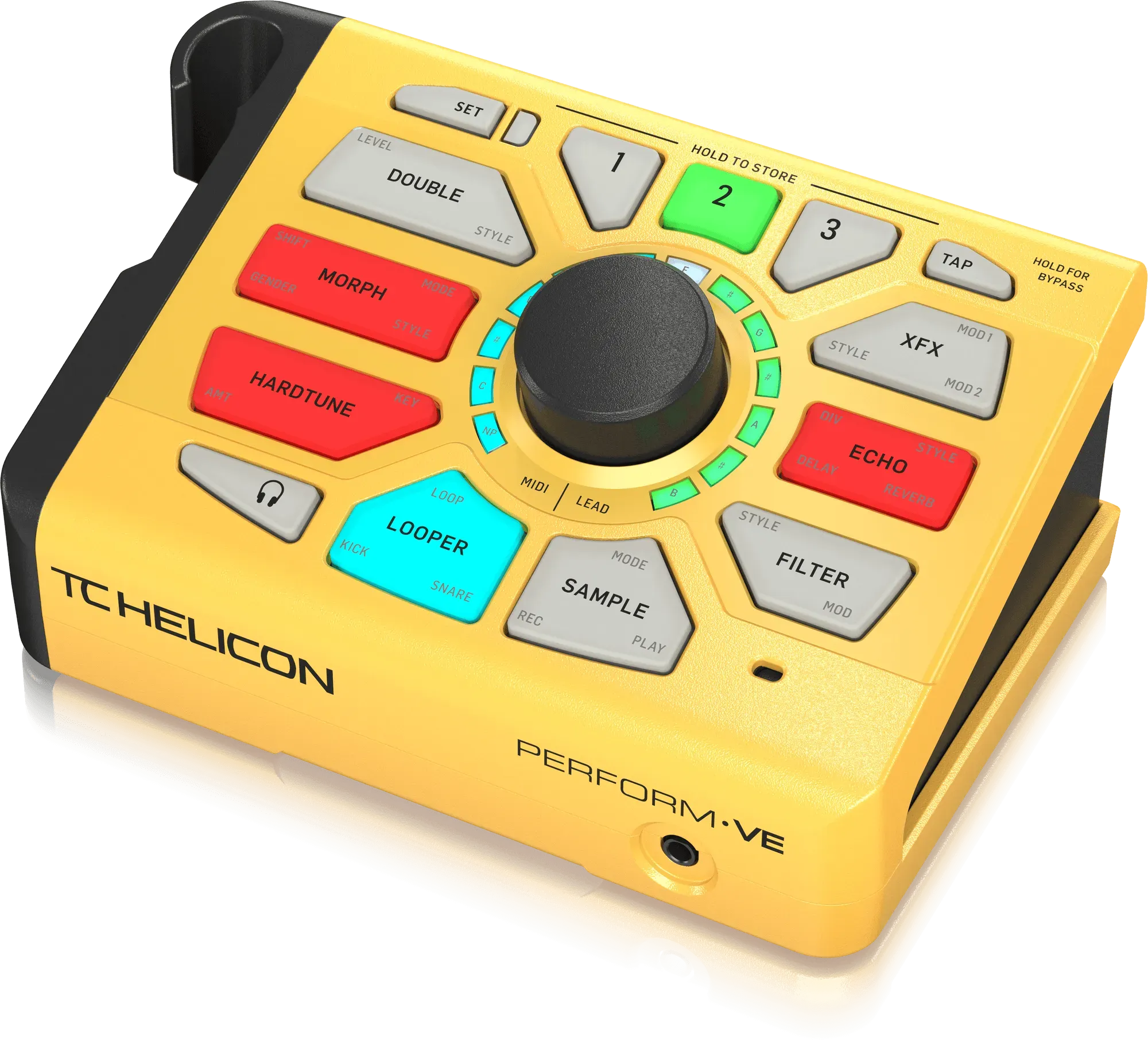 TC Helicon Revolutionary Vocal Manipulator with MIDI-Pitch-Controlled Sampling, Vocal Synth and One-Button Drum Looper