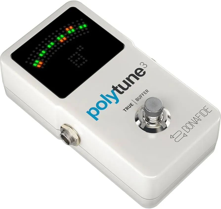 TC Electronic PolyTune 3 Polyphonic LED Guitar Tuner Pedal with Buffer — view 3