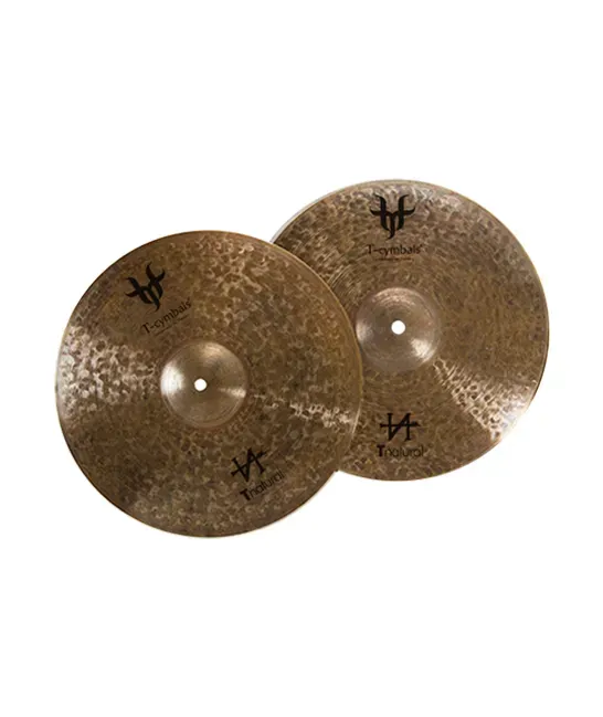 T-Cymbals 14 inch T-Natural Medium Hi-Hats — view 1