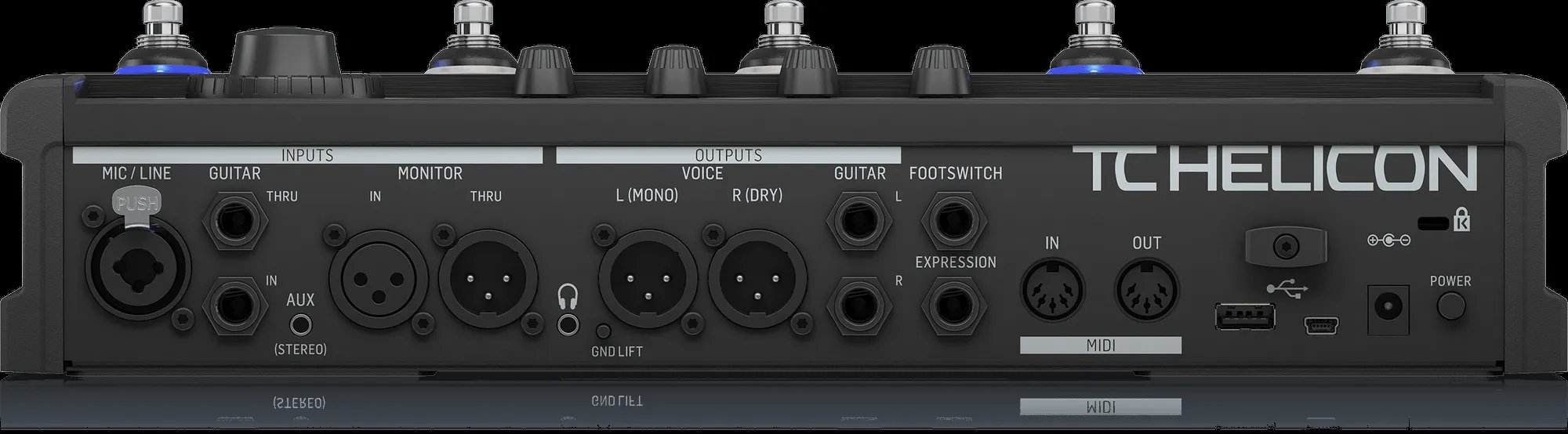 TC-Helicon VoiceLive 3 Extreme Guitar and Vocal Pedal — view 3