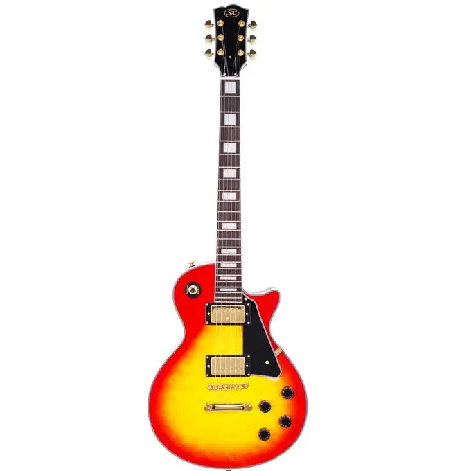 SX Les Paul Electric Guitar – Cherry SunBurst — view 2