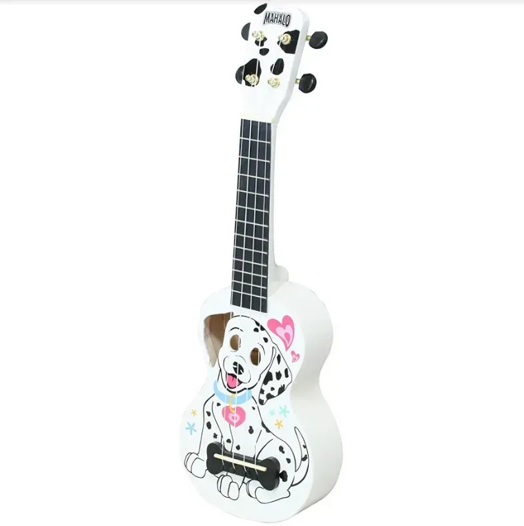 Mahalo Soprano Ukulele White Dalmatian