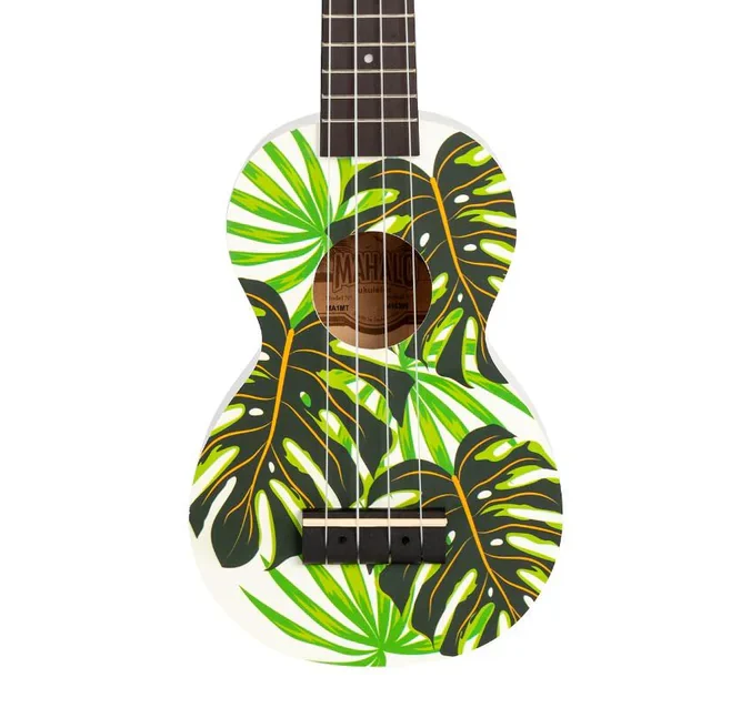 Mahalo Art Series Soprano Ukulele ‘Monstera’ — view 1
