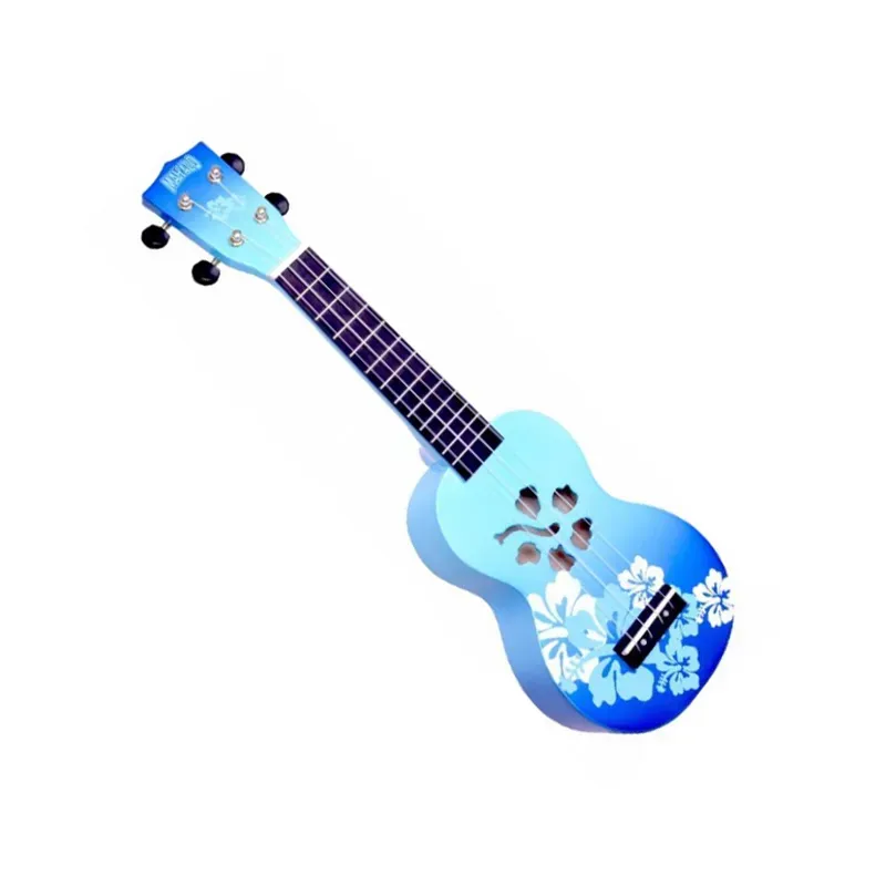 MAHALO SOP UKULELE HIBISCUS BLUE BURST