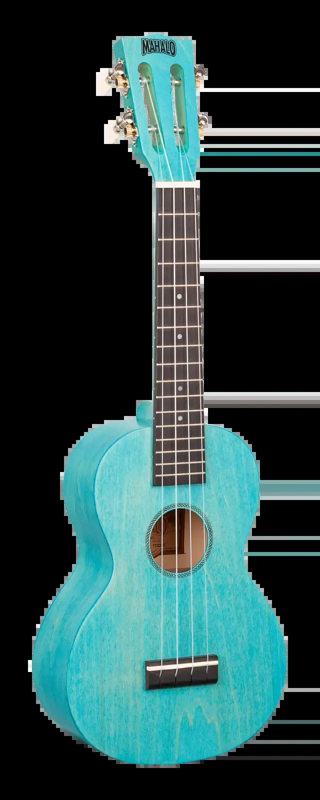 Mahalo ML2AB Island Series Concert Ukulele in Aqua Blue — view 3