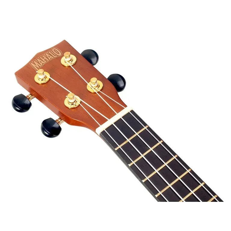Mahalo Rainbow Series Soprano Ukulele - Transparent Brown — view 3