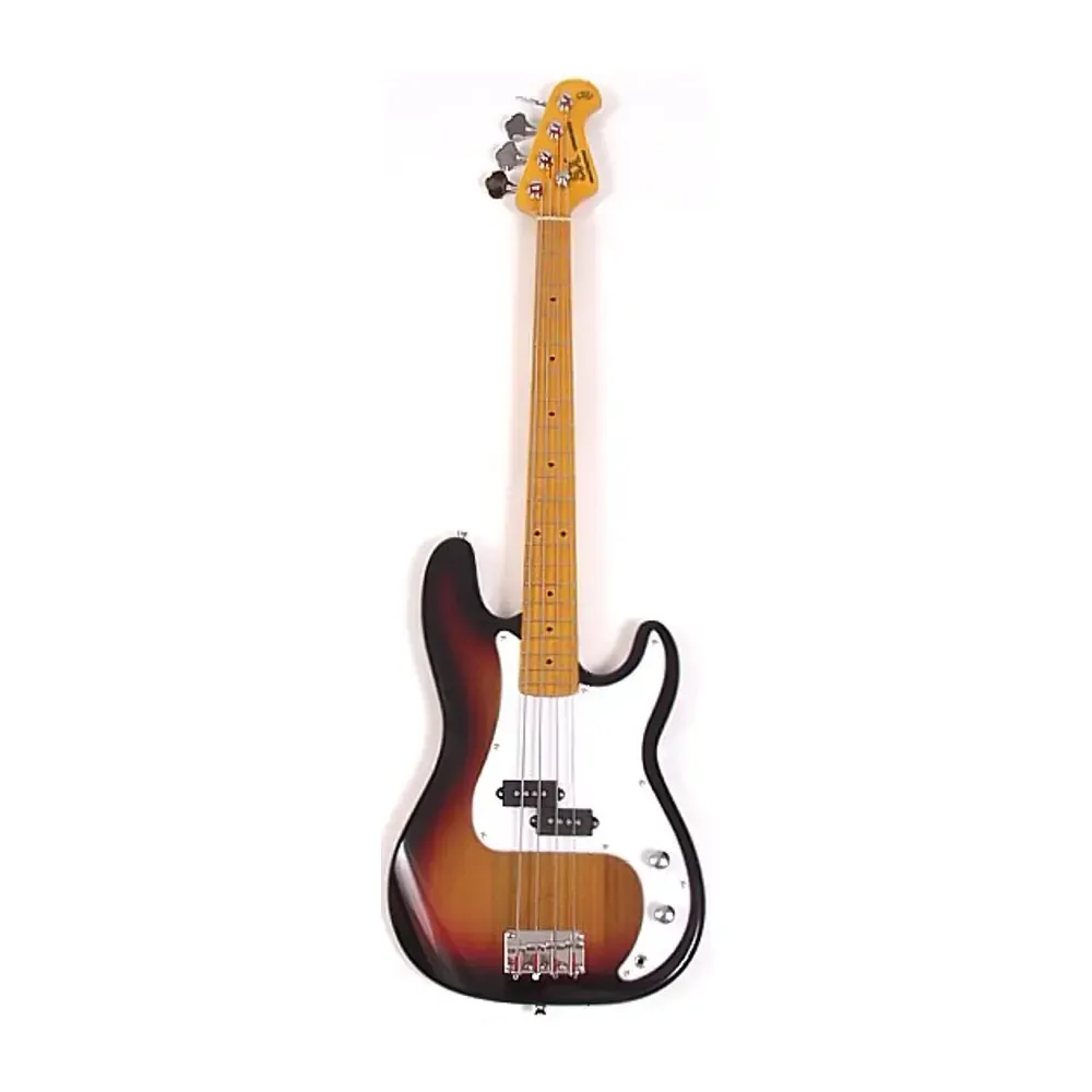 SX SPB-57 4-String Precision Bass 3 Tone Sunburst — view 2