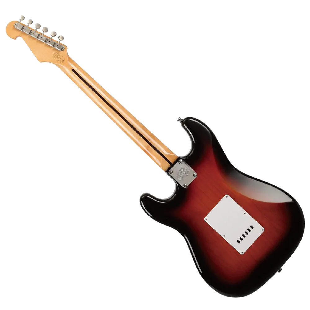 SX Strat Electric Guitar Semi-Hollow – Alder Body – 3-Tone Sunburst — view 3